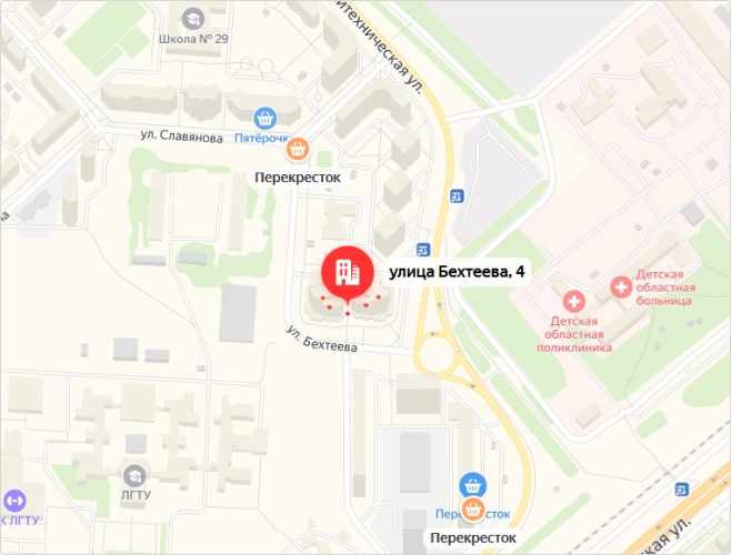 Унифон на карте
